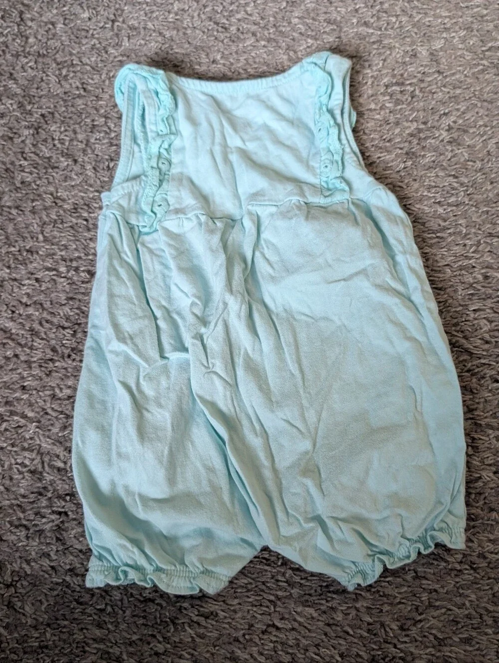 Carter's Light Blue Sleeveless Baby Romper